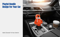 Winter Plush Gear Shift Cover, Hoodie Design, Car Lever Protector