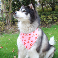 Pet Birthday Party Bandana Adjustable Dog Scarf for Celebrations