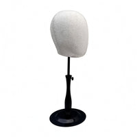 Adjustable Hairpiece Display Stand Cloth-Covered Adjustable Hairpiece Stand Heavy Duty Hair Accessory