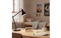 Multifunctional Temperature Humidity Clock Minimalist Design Digital Alarm Clock Timekeeping Device for Students, Desktop