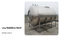 Stainless Metal Water Tank Large Capacity Rooftop Water Cistern Industrial Storage Equipment for Facility Supervisor S, Farmers, Farms