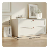 5-Drawer Metal Cabinet Space Saving Steel Bedside Storage Single-Tier