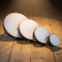 4 Pieces Wooden Jingle Drum No Assembly Required Percussion Instrument Construction
