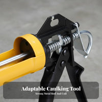 Rotating Caulk Revolving Barrel Caulking Labor-Saving Design Hand Tool for DIY Enthusiasts, Craftspeople, Window Sealing, Home Improvement, Lavatory