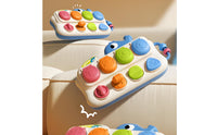 Interactive Hide-and-Seek Toy Spring-up Covers Whale Toy Embossed Texture for Children