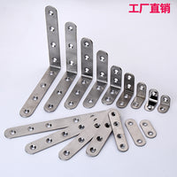 90-Degree Stainless Steel L-Bracket for Furniture and Wood Connections
