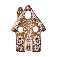 Gingerbread House Costume Pull-on Foam House Costume Lightweight Holiday Dress-up Outfit for Kids Adults