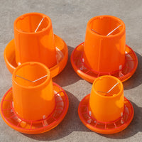 Thickened Poultry Feeder with Screw Bracket for Chicks and Laying Hens