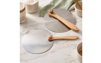 Space-Saving Pizza Peel with Folding Handle Portable Stainless Steel Pizza Peel Long-Lasting Baking Tool Rust-Resistant for Home Bakers
