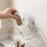 Shower Shelves and Wall Shelf Storage Shelf Stainless Steel, Single Layer Shower Storage Organiser for Washroom and Kitchen Organization Units