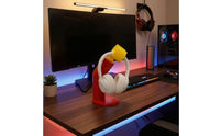 Desktop Headphone Stand Freestanding Headphone Stand with Cradle Curved over-Ear Headset Display for Gaming Enthusiasts, Desk, Gaming Desk Arrangement