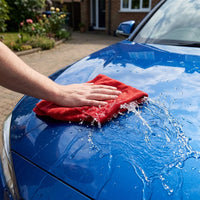 Quick Drying Microfibre Towel and 30x70cm Microfibre Cloth, Blended Yarn Car Cleaning Tool with Bound Edges, Detailing Accessory, 1 Pack