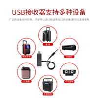 Wireless Handheld Microphone for Teaching, Live Streaming, and Voice Amplification with Noise Reduction