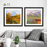 Square Picture Frame for Wall or Tabletop Display, Art Photo Matting, Handmade Gift Decor