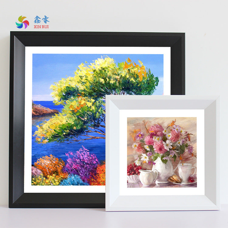 Square Picture Frame for Wall or Tabletop Display, Art Photo Matting, Handmade Gift Decor