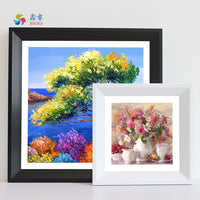 Square Picture Frame for Wall or Tabletop Display, Art Photo Matting, Handmade Gift Decor