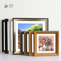 Square Picture Frame for Wall or Tabletop Display, Art Photo Matting, Handmade Gift Decor