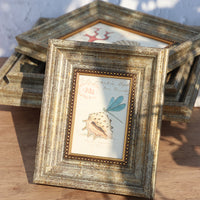 American Retro European Style Photo Frame for Tabletop or Wall Mounting, Customizable Sizes