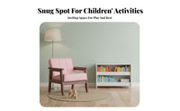 With spinerest Crownrear Plush Chair literature alcove Seat children's Furniture Soft and Comfortable kids' Armchair Sturdy Construction for Girls, Toddlers, Preschoolers, Bedroom, Living Room, Playroom, Nursery