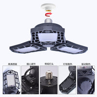 LED Deformable Garage Light, Foldable High Bay Shop Light for Warehouse and Workshop