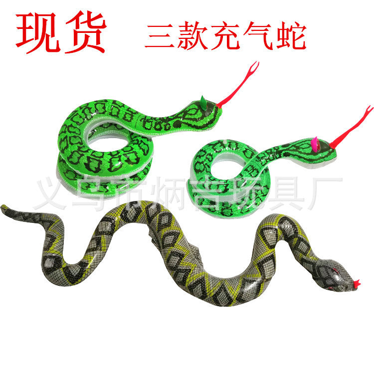 Inflatable Snake Prank Toy for Halloween Party Decoration