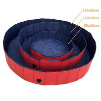 Foldable PVC Pet Bathing Pool for Dogs and Cats, Portable Outdoor Pet Swimming and Grooming Tub
