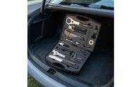 Cycling Repair Tool Box Foam Compartments Bike Tool Kit Bike Repair Tools Easy to Use Sports Equipment Long-Lasting Steel