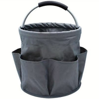 Basket with Pockets Portable Foldable Basket with Pockets Space-Saving