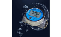 Electronic Impeller Volume Meter Industrial Volume Meter with Digital Screen Non-Viscous Flowmeter for Plumbers, Plumbing