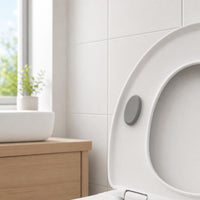 Toilet Seat Buffer Pads, Anti-Slip Silicone Rubber Bumpers for Toilet Lids, Shock Absorbing Seat Cushions