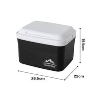 Long-Lasting Insulation Portable Cooler Box Cold and Warm Use Insulated Container Large Capacity Outdoor Gear Healthy Materials for Fishing