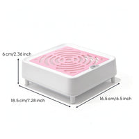 Nail Dust Collector Mini Desktop Nail Dust Collector Manicure Tool Strong Suction Appliance High-Powered for Manicurists