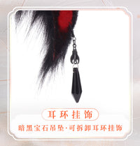 暗黑系恶魔蝙蝠发箍万圣节漫展恶魔角头饰cos可弯折兽耳表演道具