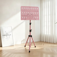 Foldable Sheet Music Stand Height-Adjustable Folding Music Stand Portable Telescoping for Conductors