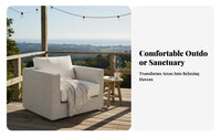 4 Pieces sun-resistant 4-Piece Woven outdoor seating set Weather-Resistant Outdoor Furnishing Modern Design Lounge Seating upholstered paded for Guesthouse Owners, property owners, Garden, Terrace, rearyard, Balcony