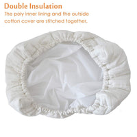 Indoor Air Conditioner Cover Double-Layer Dustproof Thermal Insulation Anti-Draft Protector