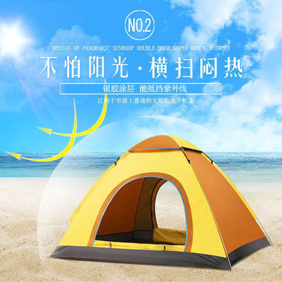 Automatic Pop-Up Camping Tent for Outdoor Travel and Beach
