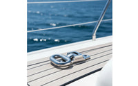 Stainless Steel Folding Step Anti-Slip Boat Footrest Folding Boarding Step Strong Load-Bearing for Yachts