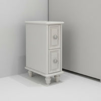 Princess design Narrow Storage Cabinet Space-Saving Narrow End Table Sturdy Construction Nightstand flexible Design for Children, Apartment Dwellers, Homeowners, Small Spaces, Hallway, Living Room