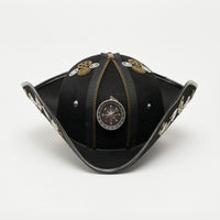 Steampunk Pirate Hat Black Classic for Cosplay, Theater