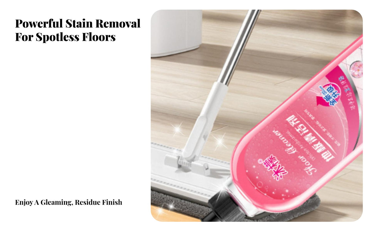 Hard Floor Cleaner Quick-Evaporating Floor Cleaning Solution Powerful Stain Removal Mopping Solution for Homeowners, Renters, Home, Washroom
