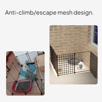 Adjustable Indoor Pet Playpen, Dog Cat Fence, DIY Gate