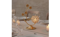 Elegant Design Gold Crystal Candle Stand Candelabra Holder for Wedding