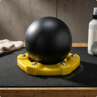 Metal Bearings Bowling Ball Polishing Stand Faceted Bowling Ball Cleaning Stand Textured Sports Gear Low-Silhouette