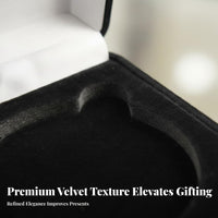 Plush Coin Box Versatile Hinged Pin Display Case Black Plush Gift Box Elegant Design Flocked Commemorative Coin Holder