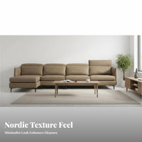 L-Shaped Sectional Nordic design Sofa configurable Design Couch for Apartment Dwellers, Homeowners, Small Apartments, Lounge Area
