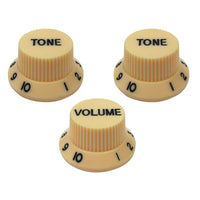 Electric Guitar Volume Tone Control Knobs and Switch Tip Set