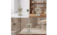 Scent Holder with Lid Ornate Scent Holder Metal Censer for Prayer, Home Decor