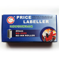 Ink Roller for MX-5500 Price Labeler, 20mm 8-Digit Price Tag Gun Ink Cartridge