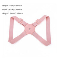 Invisible Smart Posture Brace Discreet Under Clothes Hunchback Corrector Strap Lightweight Back Posture Corrector Angle Monitoring for Children, Students, School, Study, Desk Work